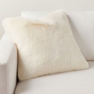 NEW Pottery Barn Faux Mink Pillow Cover